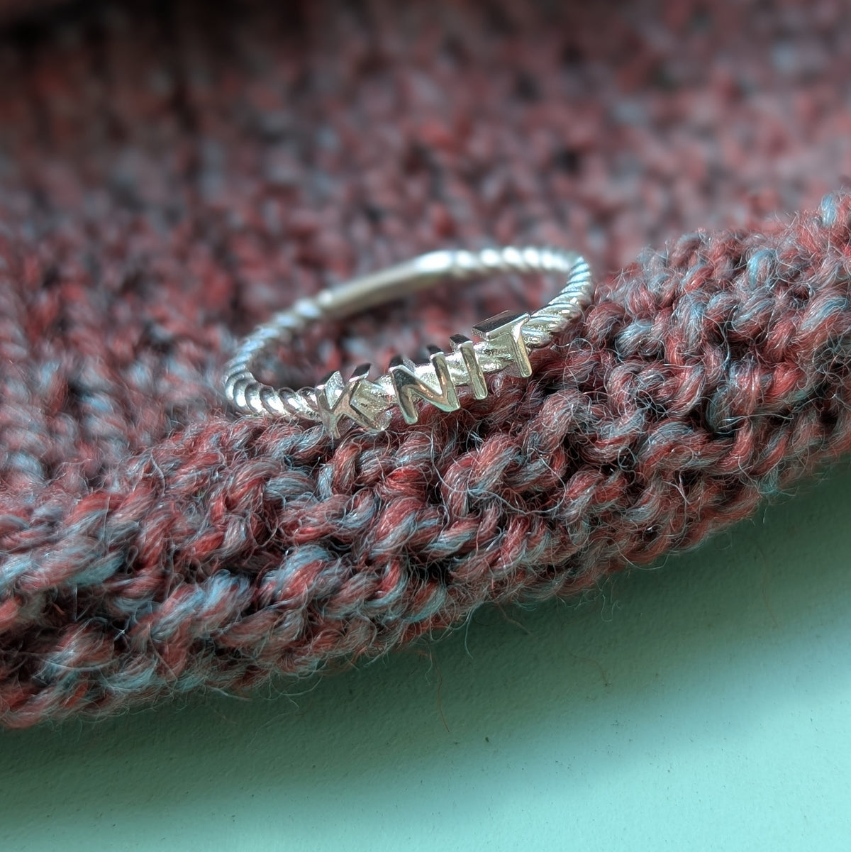 Yarn Rings KNIT and PURL
