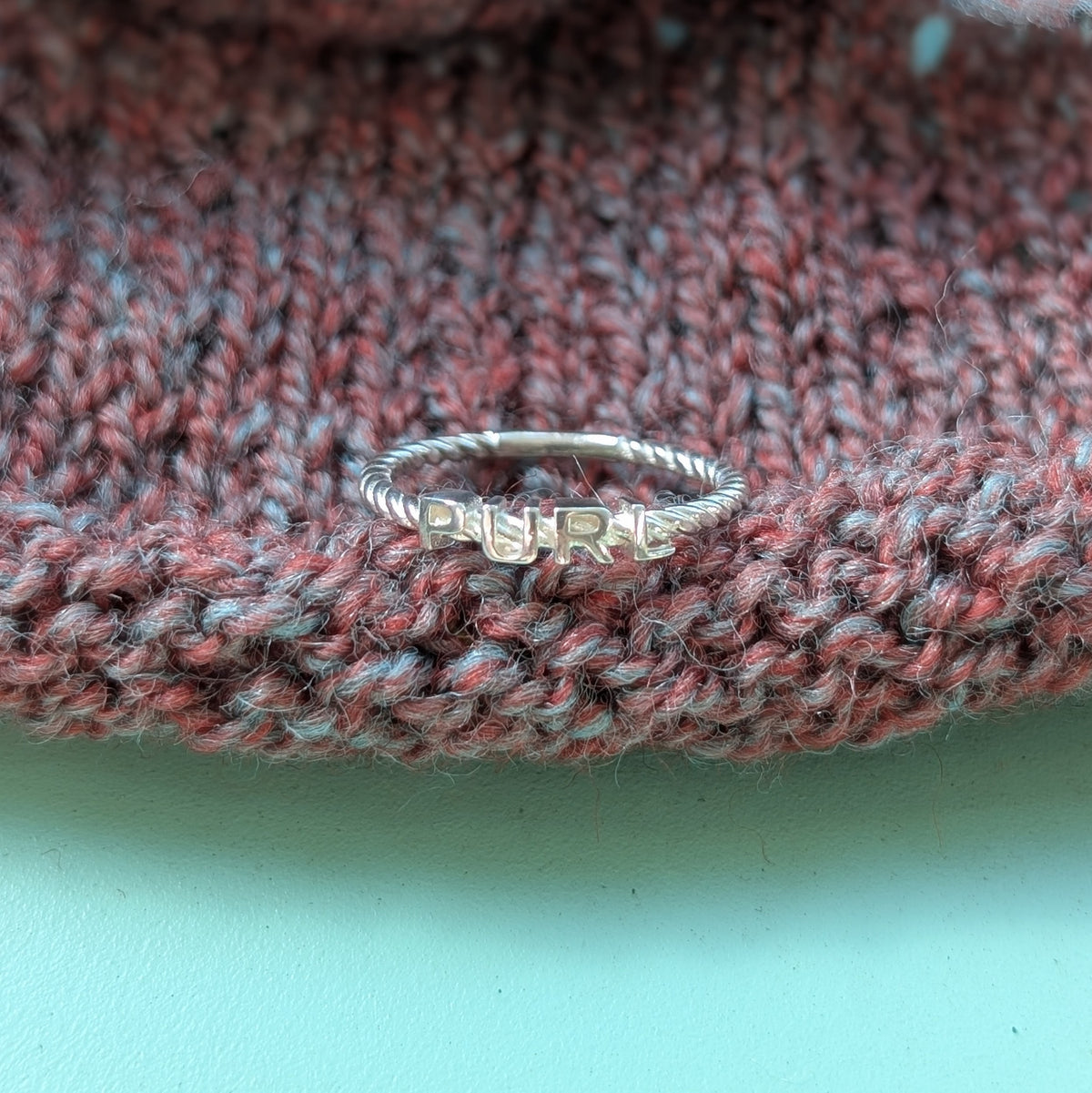 Yarn Rings KNIT and PURL