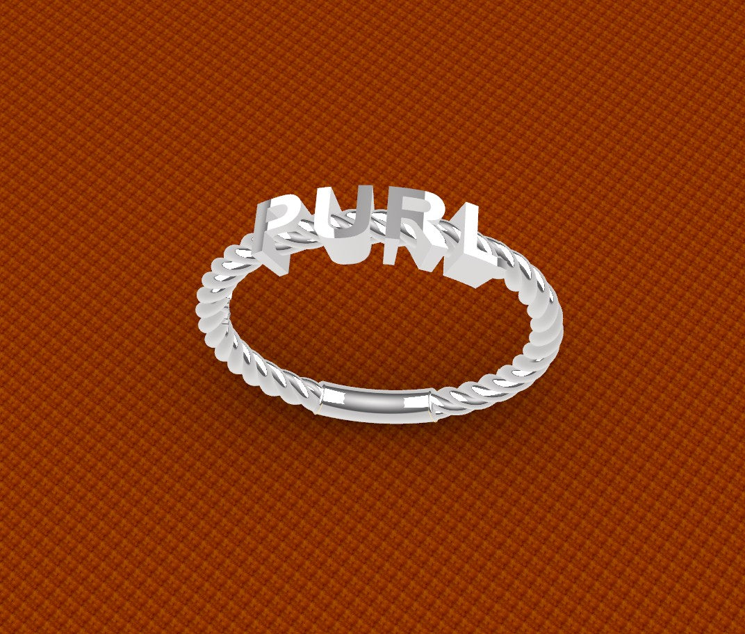 A 3D Rendering of the Purl ring. NOT AI!
